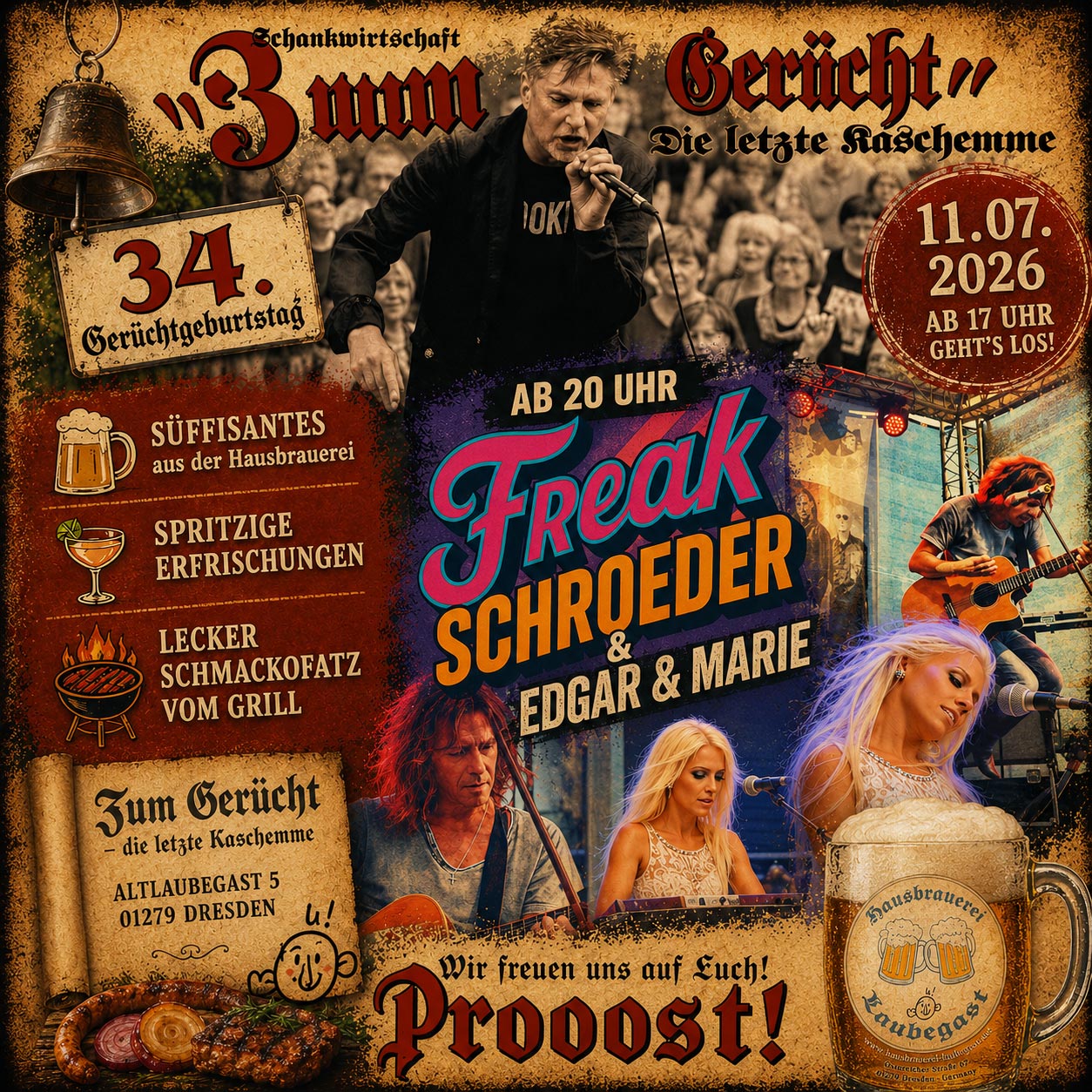 34. Gerüchtgeburtstags-Sause